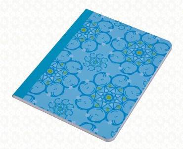 Circle girls blue notebook F2