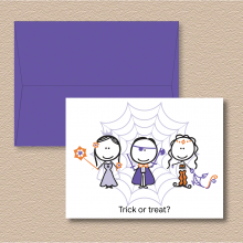 Trick or treat? Note Cards